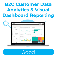 Load image into Gallery viewer, B2C Customer Data Analytics &amp; Visual Dashboard Reporting - Good