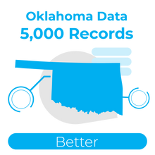 Load image into Gallery viewer, Purchase B2B or B2C Oklahoma Data - 5,000 Records Package